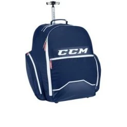 CCM 390 WHEELED PLAYER CORE CARRY BAG - Navy/White