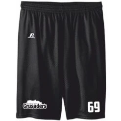 Crusaders Mesh Short Ohne Seitentaschen Black