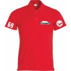 Crusaders Team Polo Rot