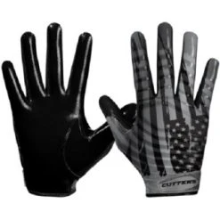 Cutters S252 LIMITED EDITION Receiver Glove Senior - SILVER FLAG