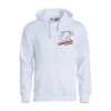 Eisbären Burgau Fan-Hoody "Front & Back"- White -Craft Geschäft eisbaeren burgau fan hoody front back white
