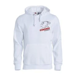Eisbären Burgau Fan-Hoody "Front & Back"- White