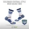 Solemade Football Style Socks, "Mob Squad" , Mid Cut -Craft Geschäft football style socks mob squad mid cut
