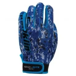 Franklin Grip-Rite 400 Receiver Gloves Youth, Blue