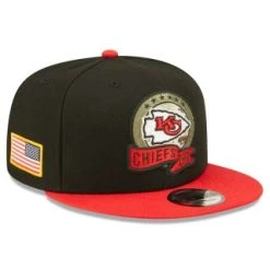 NewEra NFL 22 Salute To Service 9FIFTY Snapback Cap - Kansas City Chiefs