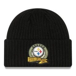 NewEra NFL 22 Salute To Service Knit Hat - Pittsburgh Steelers