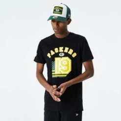 NewEra NFL Flag Number Tee - Green Bay Packers