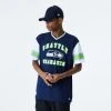 NewEra NFL Stripe Sleeve Oversized Tee, Blau - Seattle Seahawks -Craft Geschäft newera nfl stripe sleeve oversized tee blau seattle seahawks