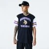 NewEra NFL Stripe Sleeve Oversized Tee - Minnesota Vikings -Craft Geschäft newera nfl stripe sleeve oversized tee minnesota vikings