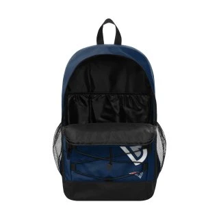 NFL Big Logo Bungee Backpack - New England Patriots 3 NFL Big Logo Bungee Backpack - New England Patriots
