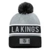 NHL Authentic Pro Game & Train Cuffed Pom Knit - Los Angeles Kings -Craft Geschäft nhl authentic pro game train cuffed pom knit los angeles kings