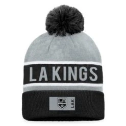 NHL Authentic Pro Game & Train Cuffed Pom Knit - Los Angeles Kings