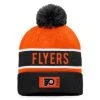 NHL Authentic Pro Game & Train Cuffed Pom Knit - Philadelphia Flyers -Craft Geschäft nhl authentic pro game train cuffed pom knit philadelphia flyers