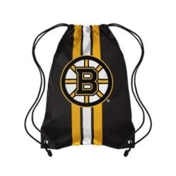 NHL Team Stripe Drawstring Backpack - Boston Bruins