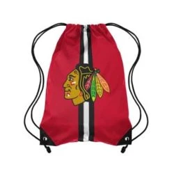 NHL Team Stripe Drawstring Backpack - Chicago Blackhawks