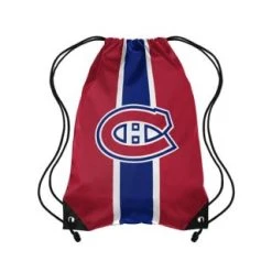 NHL Team Stripe Drawstring Backpack - Montreal Canadiens