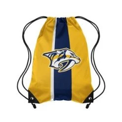 NHL Team Stripe Drawstring Backpack - Nashville Predators