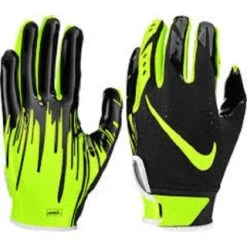 Nike Vapor Jet 5.0 Youth Glove, Black/Volt