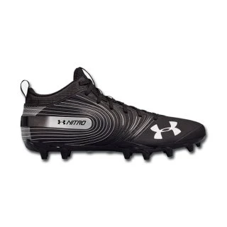 Underarmour Under Nitro Mid MC, Black/White 3 Underarmour Under Nitro Mid MC, Black/White
